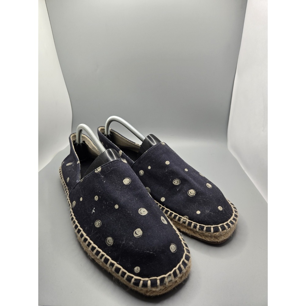 ALDO Canvas Polka-Dot Espadrilles Casual Slip On Loafers (Men's 10)‎